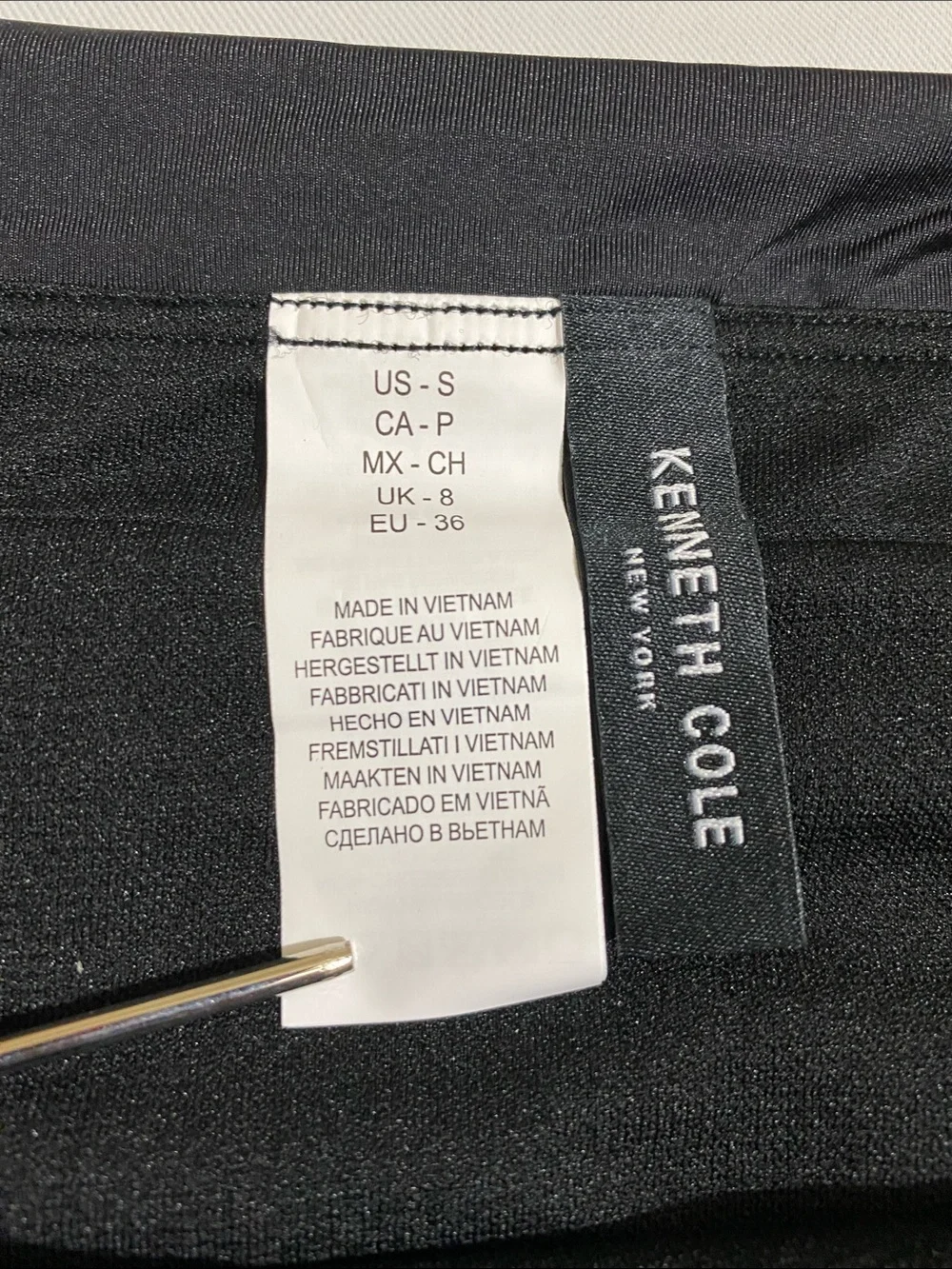 KENNETH COLE Banded Hipster Bikini Bottom Size S